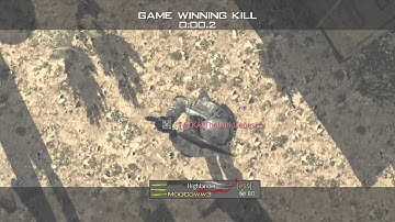MW3 AoN 360 Straight Up Dome Bank Final Killcam on Dome!