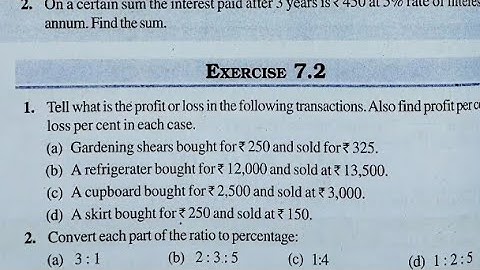 Class 7th maths l Exercise 7.2 l NCERT l Solutions l Chapter 7 l Compering Quantities l Q6 to Q11