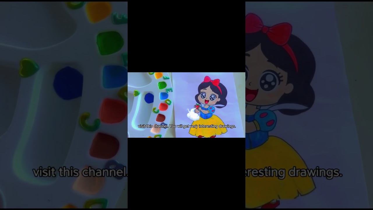 How to Draw Snow White | Step by Step Easy Drawing | Little Cloud