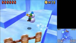 Super Mario 64 DS - Chief Chilly Challenge Red Coins in 55s