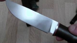 Охотничьи ножи из порошковых сталей(Вновь изготовленные охотничьи ножи из порошковых сталей Vanadis 10 и Vanax 35. Ножи штучные www.knife-klinok.ru., 2015-12-23T12:04:27.000Z)
