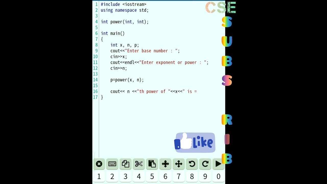 Find nth power of a number using Recursion | C++ program | #shorts # ...