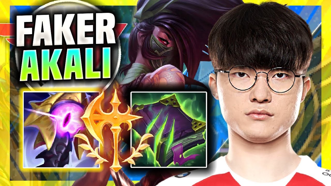 FAKER IS SO CLEAN WITH AKALI! - T1 Faker Plays Akali Mid vs Sylas ...