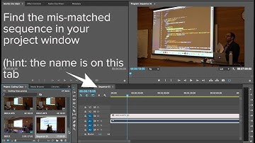 Fixing Squence and Footage Mismatch - Premiere Pro CC