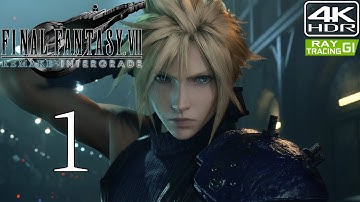 Final Fantasy VII Remake [4K HDR] Modded Walkthrough Part 1 | Mako Reactor 1