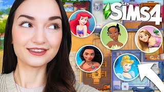 1 pièce = 1 princesse Disney 👑 | Challenge Sims 4