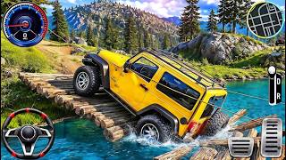 Simulator Mengemudi Jeep Offroad 4x4 3D - Kendarai Game Offroad Jeep SUV 4x4 - Gameplay Android screenshot 4