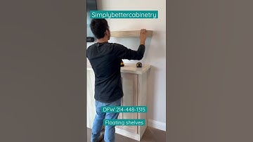 Floating shelves #floatingshelves #customcabinetry #carpenters #carpenters_skill