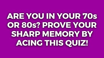Prove That You Can Remember Things Clearly! - 1950s Trivia Quiz