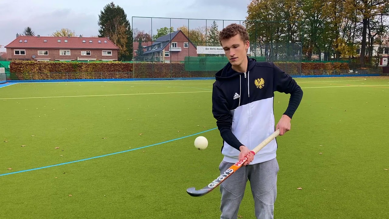 Hockey zu Hause Ball ditschen und einmal um die Welt YouTube