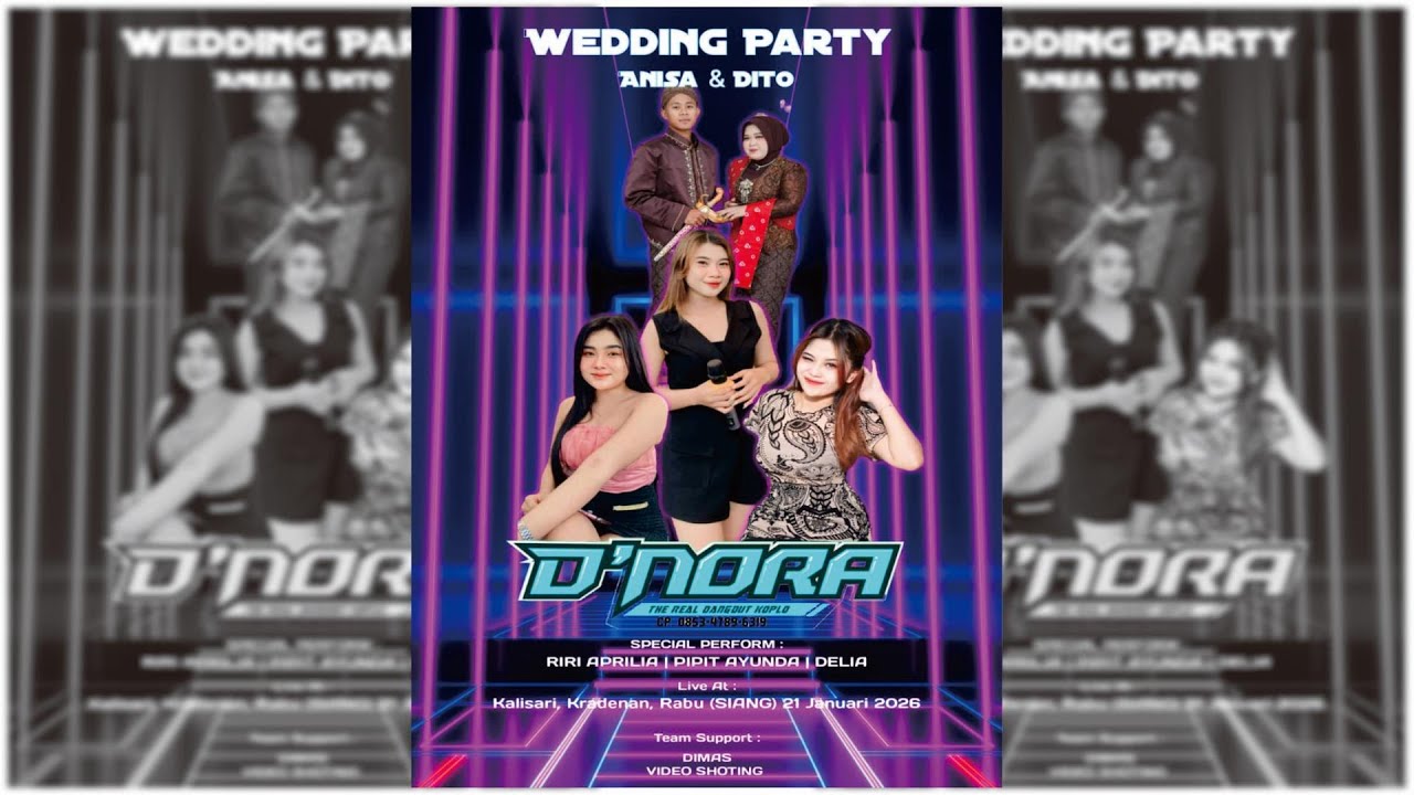 🔴LIVE D'NORA MUSIC  || WEDDING ANISA & DITO || DIMAS PRO || SIDO DADI AUDIO, KUWU 21 JANUARI 2026