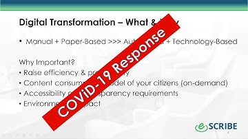 Webinar eSCRIBE- Working Remotely and Conducting Remote Meetings with Digital Meeting Software