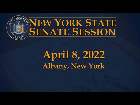 New York State Senate Session - 04/08/22