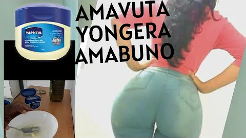 AMAVUTA AZANA AMABUNO WAKWIKORERA MURUGO.