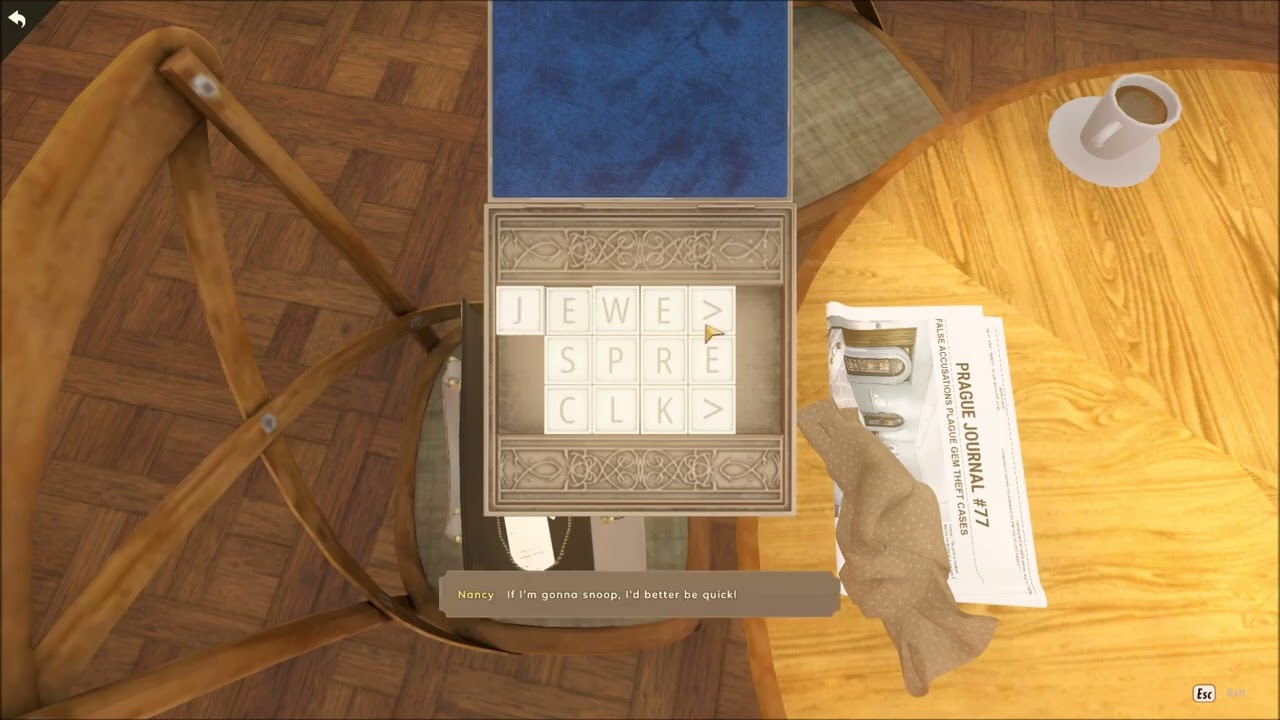 Nancy Drew: Mystery of the Seven Keys - Opening Adela's Box - YouTube