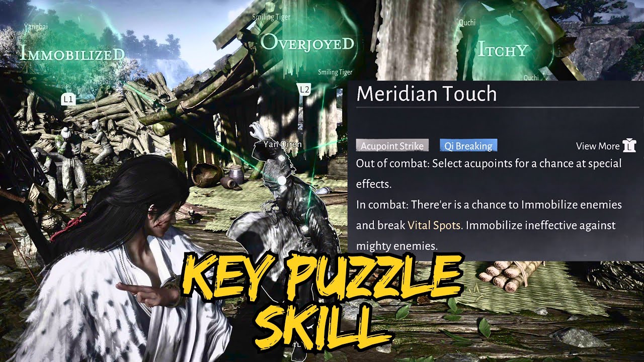 Where Winds Meet - How To Get The MERIDIAN TOUCH Puzzle Skill - Needed For Side Quests!