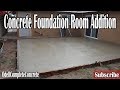 How to Build, Setup and Pour a Room Addition Foundation