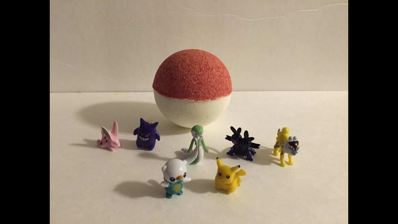 Zoe Pokemon Bath Bomb Surprise YouTube