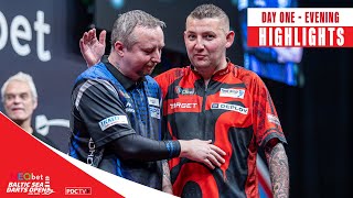A NIGHT OF SHOCKS!  | Day One Evening Highlights | 2024 Baltic Sea Darts Open