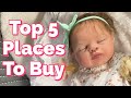 Top 5 best websites to buy reborn  silicone baby dolls