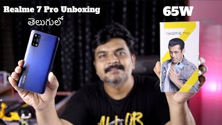 Realme 7 Pro Unboxing \& initial impressions ll in Telugu ll