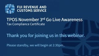 Information TPOS Webinar Consultation - Tax Compliance Certificate News