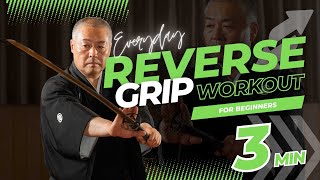 3 MIN Everyday Reverse Grip Drawing Workout For Beginners [1st Dan Requirements]