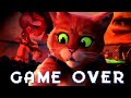 Every time Puss dies, a random game over screen appears (The Last Wish meme)