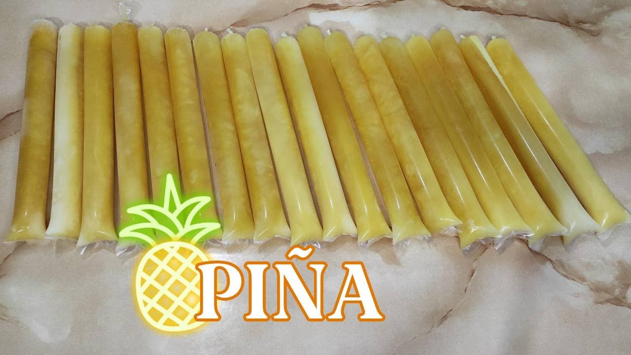 🍍Marcianos de Piña Ideales Para Negocio 💰 Helados de Piña ☀️