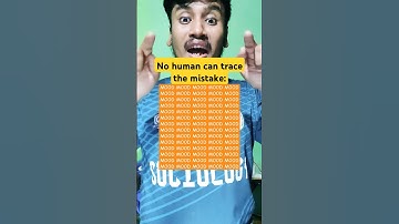 No human can trace the mistake #find #search #brainteasers