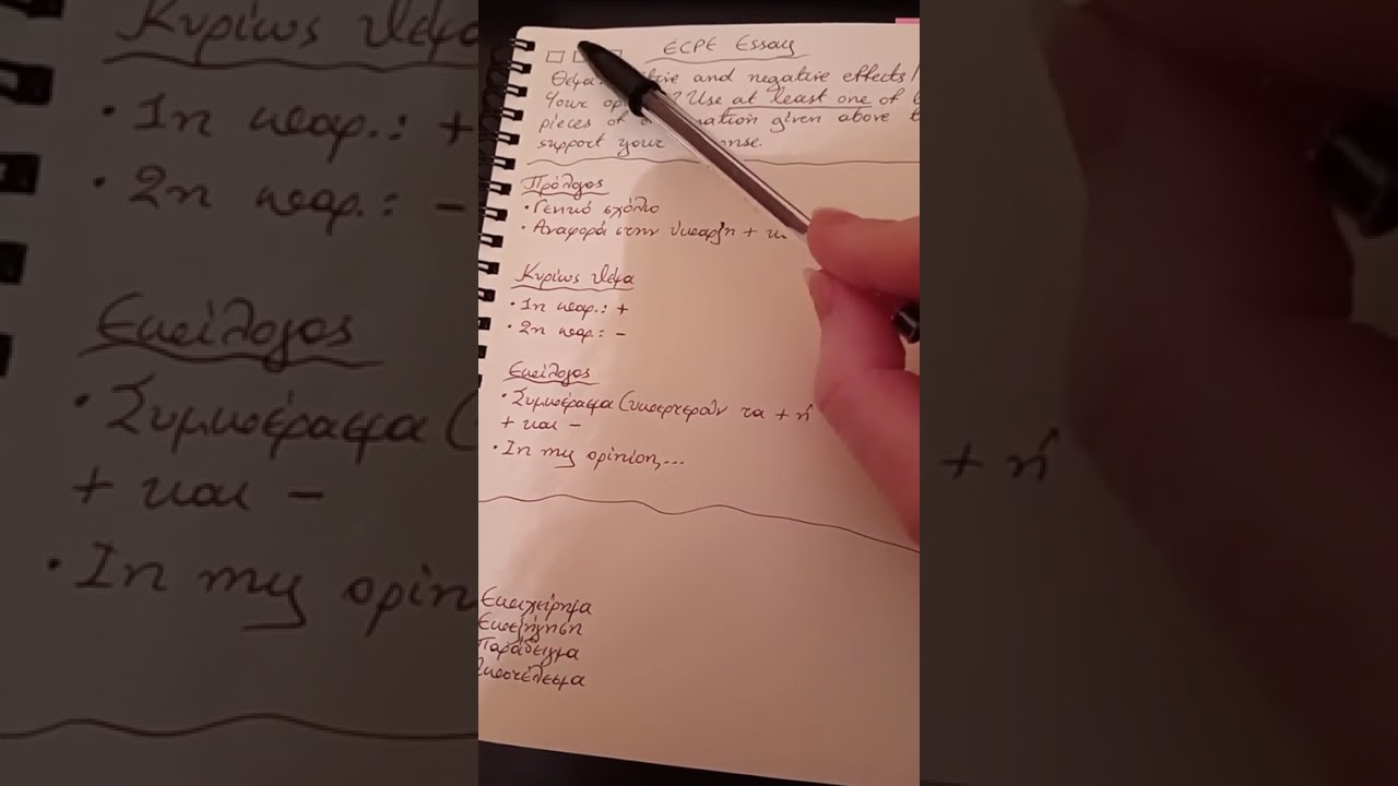 Proficiency (Michigan ECPE) Essay ✏️📃 - Δομή, tips     