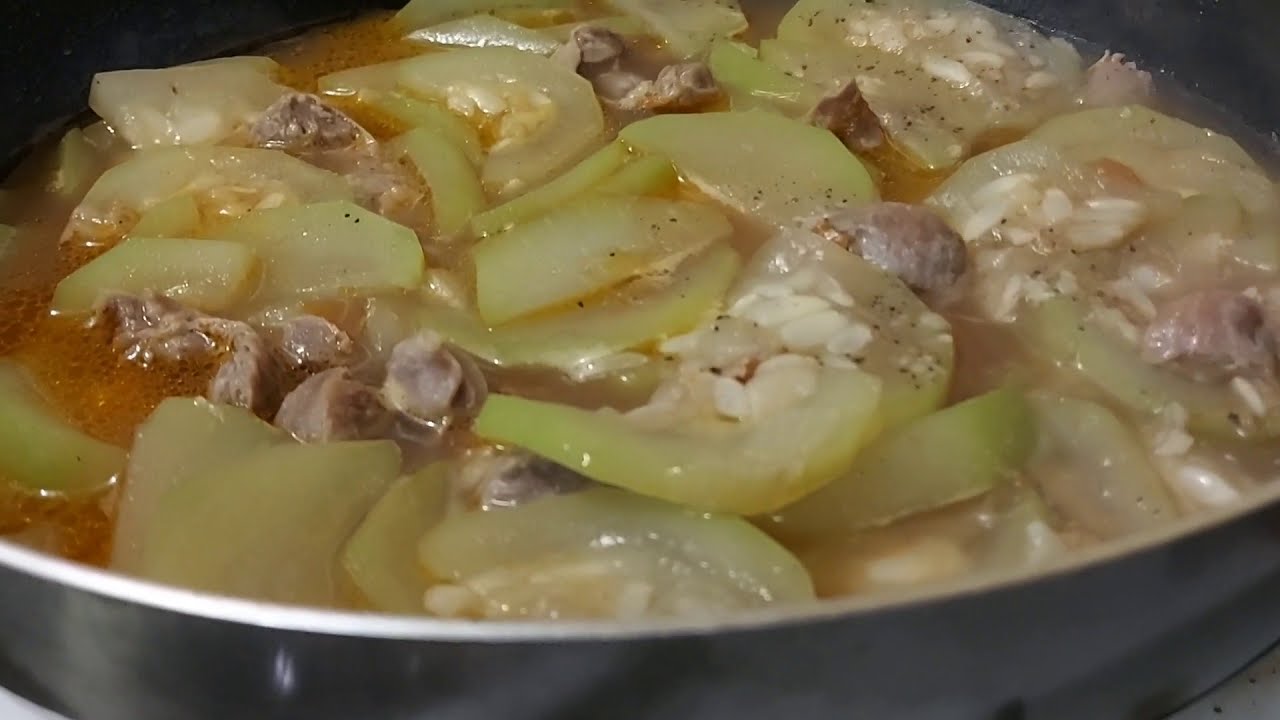 GINISANG UPO SA GIZZARD RECIPE(PANLASANG PINOY) YouTube