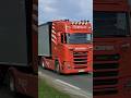 Silence sur la Route… puis le Scania Rouge Surgit 🚛✨#camion #routiers #scania