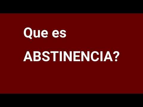 Que es ABSTINENCIA? Definicion de ABSTINENCIA Significado del ABSTINENCIA. Que significa ABSTINENCIA