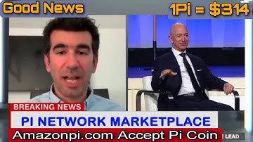Good News 🎉 Biggest Marketplace Amazonpi.com accepting Pi Coin Payment Patner 🤩 1Pi= $314 🤑🎉 #crypto