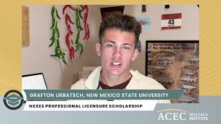 Grafton Urbatsch - 2026 NCEES Professional Licensure Scholar