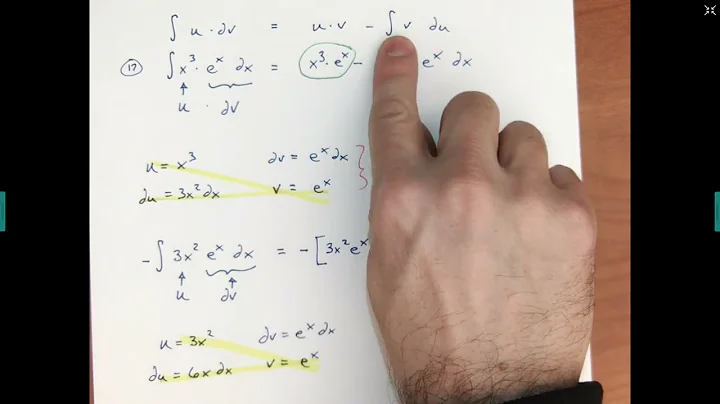 Integration by Parts multiple times (17)