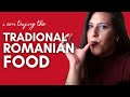 REACTION ROMANIAN Traditional Food - Trying Sarmale & others