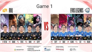 MPL ID S12 l Regular Season Day 3 Week 2 - RRQ VS EVOS - GAME 1