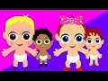 cinco pequeños bebés | Saltando en la cama rimas | Rimas para niños | Five Little Babies Rhyme