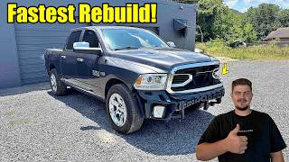 I REBUILT MY FRIENDS WRECKED TRUCK IN 3 HOURS! I REBUILT MY FRIENDS WRECKED TRUCK IN 3 HOURS!