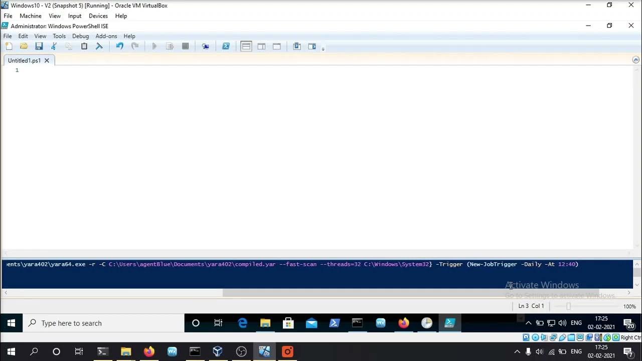 Write A Windows Scheduled Tasks To Run Your YARA Rules Once A Day