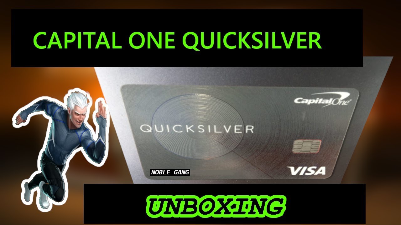 Capital One Quicksilver Card Unboxing How I Got It Without Applying Youtube