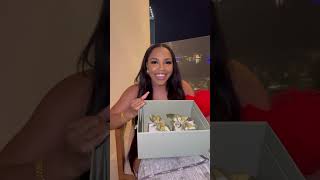 Nino TNS Surprise Shanzi With A 40,000 Dollar Birkin Bag In Dubai For Her Birthday