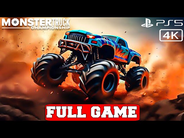 MONSTER TRUCK CHAMPIONSHIP Gameplay Walkthrough FULL GAME - No Commentary (PS5 4K)