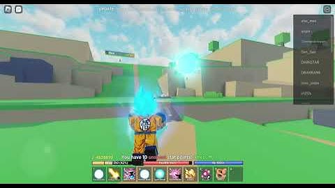 My first time going Super Saiyan Blue in DBZ(Demo)