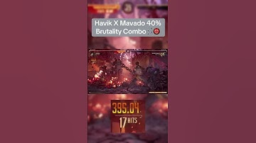 Havik X Mavado 40% Brutality Combo #mk1 #mortalkombat #fyp #shorts