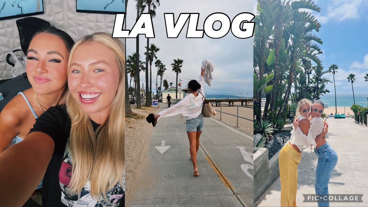 LA VLOG | TK’s podcast, Erwhon taste test, seeing my bestfriend, beach day, TSITP