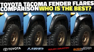 The Best Toyota Tacoma Fender Flares Comparison | Bushwacker  Rough Country  Lund | 2016+ Tacoma