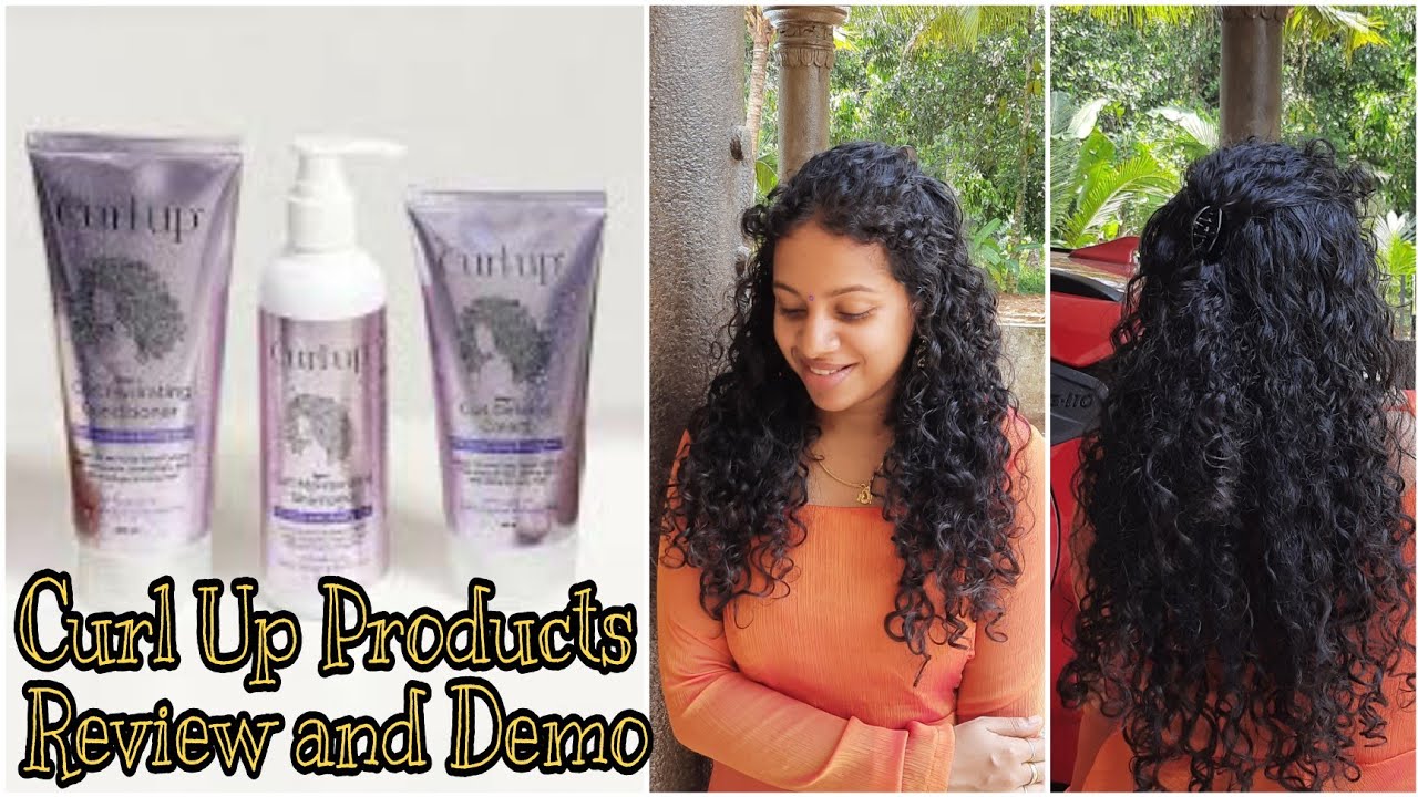 Curly Hair Routine | Curl Up Review and Tutorial Malayalam | Budget friendly products |
